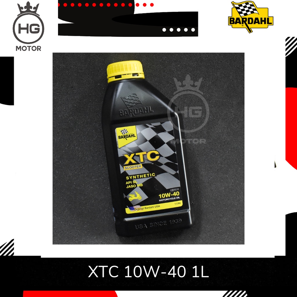 Jual Oli Mesin Bardahl Xtc Scooter Sae W Api Sl Jaso Mb Synthetic