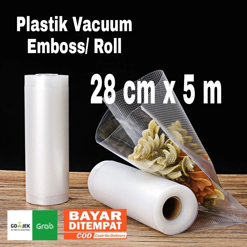 Jual Plastik Vakum Emboss Roll Plastik Vacuum Emboss Roll Kualitas