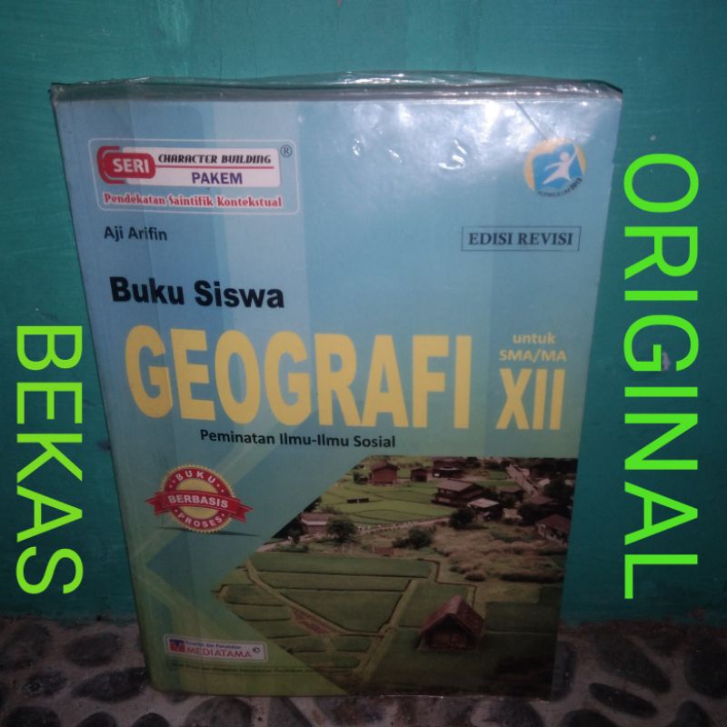 Jual Buku Geografi Kelas 12 XII 3 SMA Mediatama Kurikulum 2013 Edisi