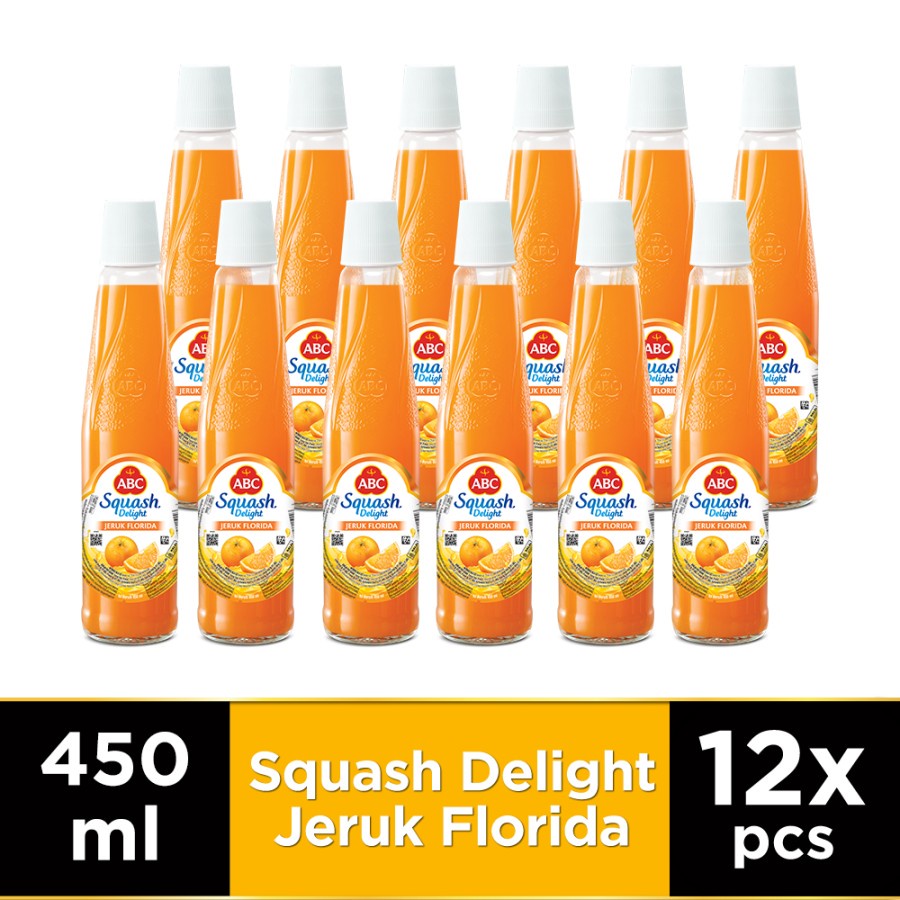 Jual Syrup Abc Squash Delight Orange Ml Dos Isi Botol