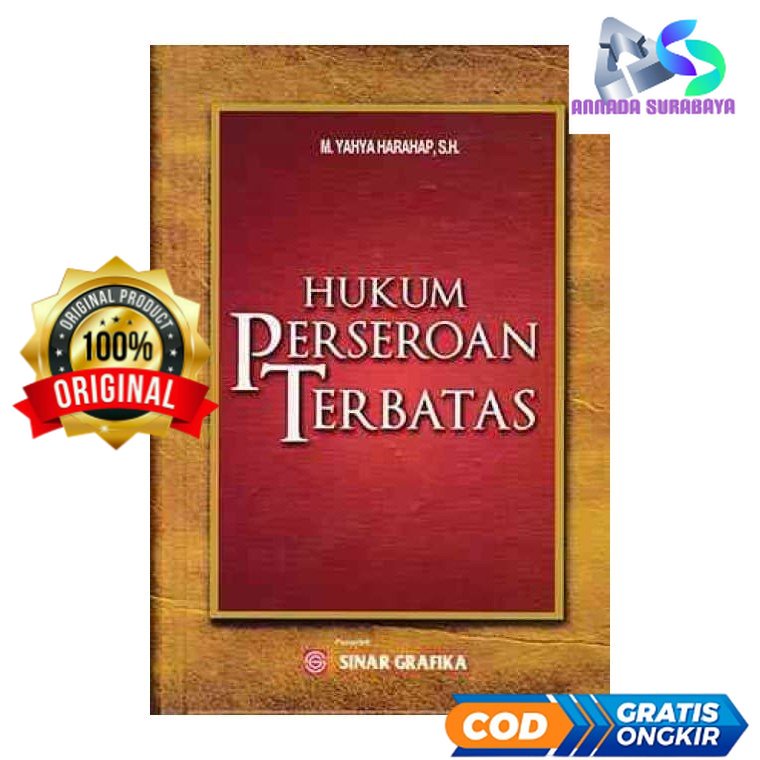 Jual Hukum Perseroan Terbatas Hard Cover M Yahya Harahap Aksara