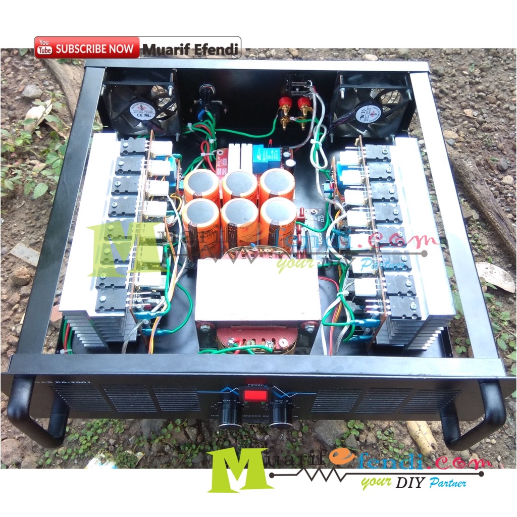 Jual Power Amplifier Rakitan Siap Pakai Trafo Murni Ct Limiter