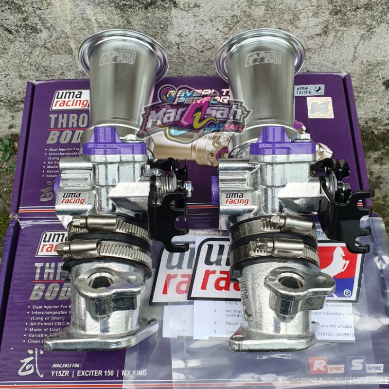 Jual Throttle Body Uma Racing Tb Mx King Y Zr Plus