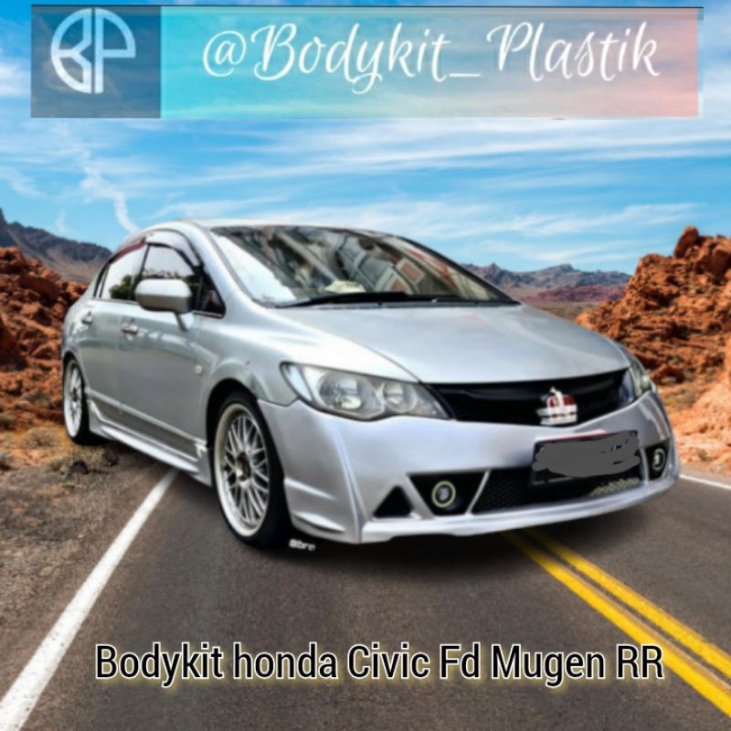 Jual Bodykit Plastik Honda Civic Fd Mugen Rr Shopee Indonesia