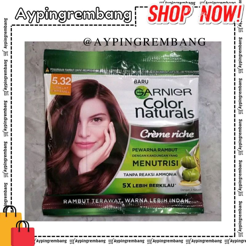 Jual Garnier Color Natural Sachet Tersedia Warna Ash Blonde Golden