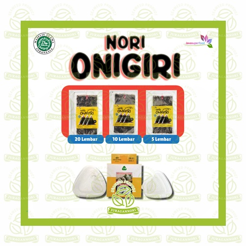 Jual Nori Onigiri Wrapper JAVA Halal Seaweed Nori Wrapper Nori Triangle