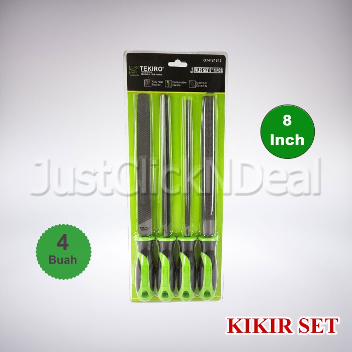 Jual Tekiro Kikir Set 5 5 6 8 Inch Besi Kayu Files Shopee Indonesia