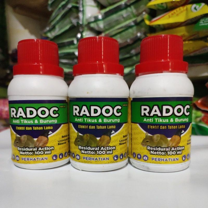 Jual Insektisida Anti Tikus Dan Burung Radoc Ec Ml Shopee