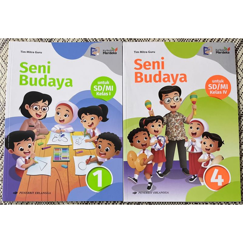 Jual BUKU SENI BUDAYA UNTUK SD K MERDEKA ERLANGGA Shopee Indonesia