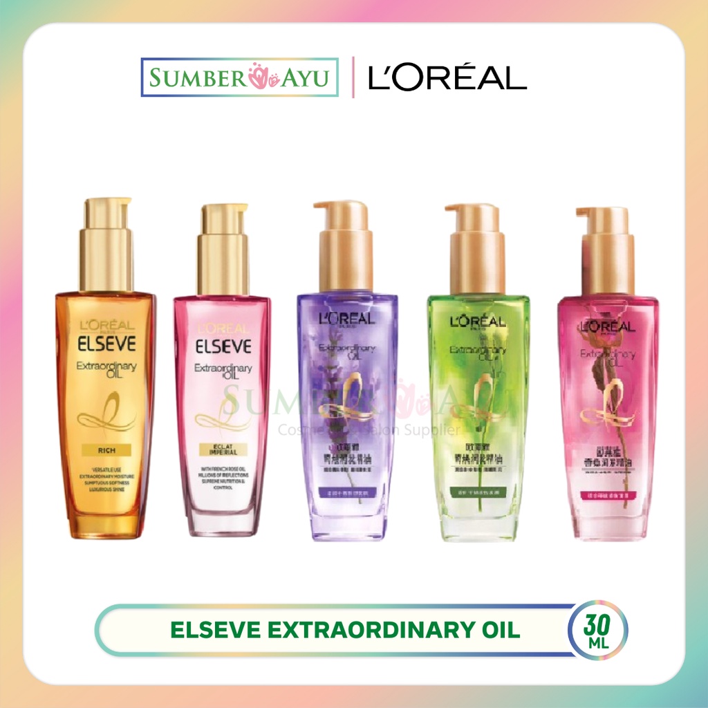 Jual Loreal Paris Elseve Extraordinary Oil Rich Rose Lavender