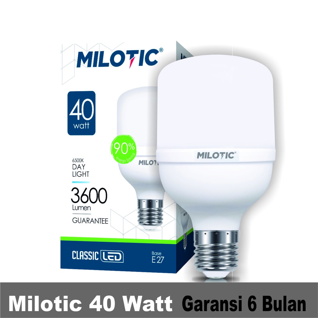 Jual Gobra Milotic Lampu Bohlam LED Garansi 6 Bulan T Bulb A Bulb