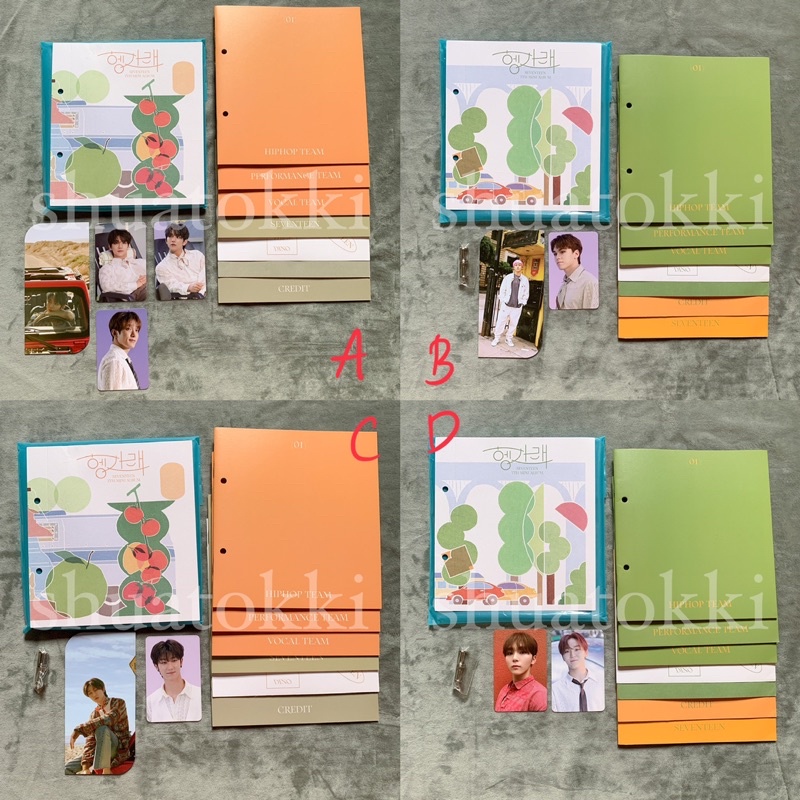 Jual SEVENTEEN HENGGARAE UNSEALED ALBUM HANA DUL SET NET SCOUPS