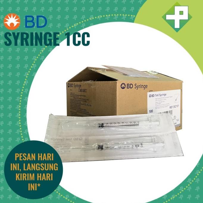 Jual Bd Syringe Cc With Needle G Spuit Jarum Suntik Bd Ml