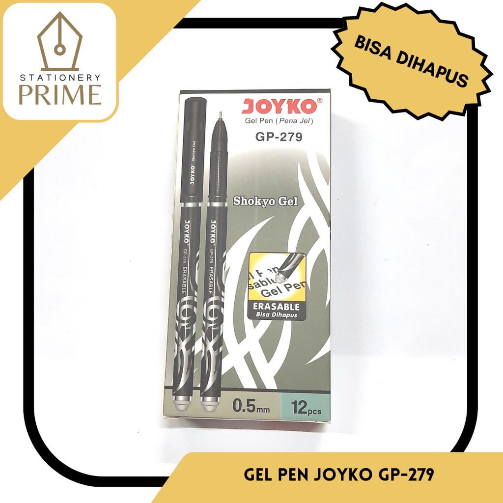 Jual Erasable Gel Pen Pulpen Bisa Di Hapus Joyko GP 279 Shokyo Gel