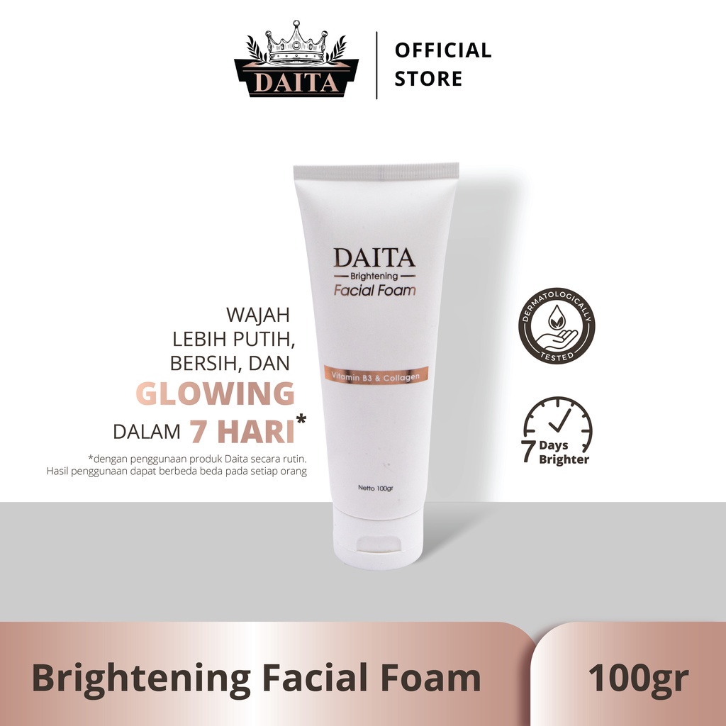 Jual PROMO Daita Brightening Facial Foam Sabun Pencerah Wajah