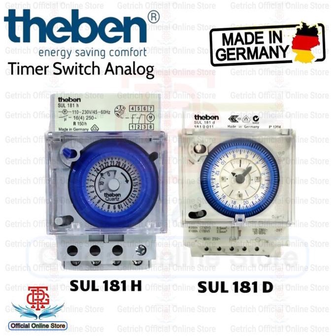 Jual Timer Switch Analog V Ac Jam Theben Sul D H Original