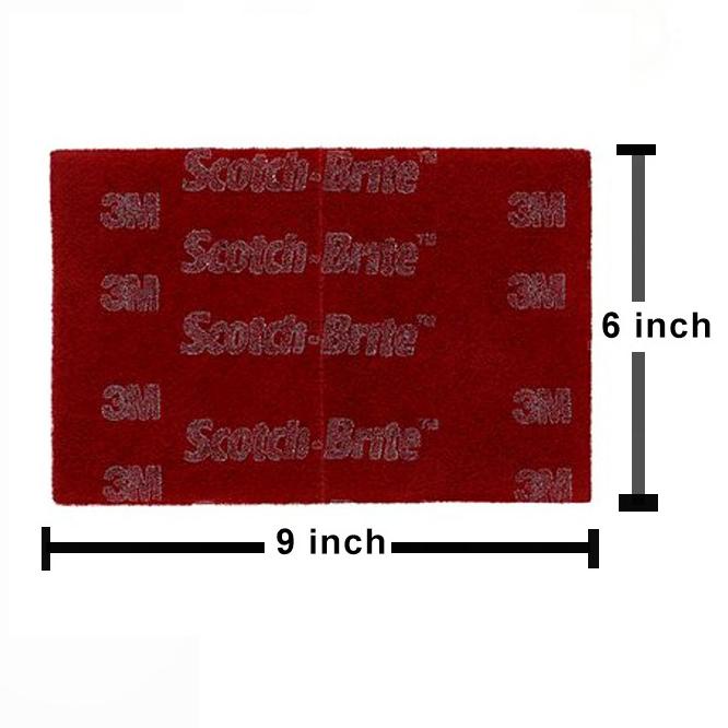 Jual KODE ZF8885 3M Scotch Brite Maroon General Purpose Hand Pad 7447