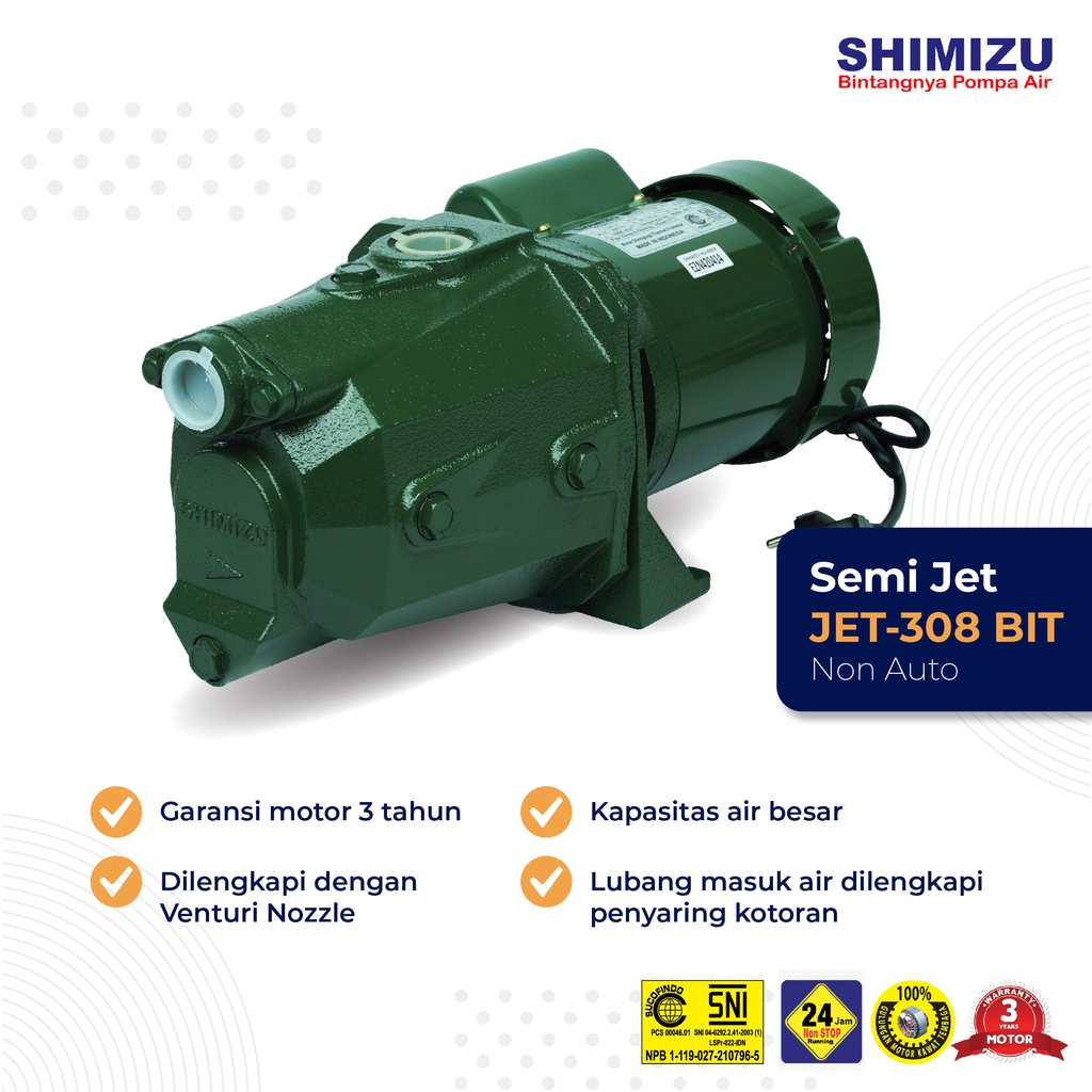 Jual Pompa Shimizu Jet Bit Jet Bit Pompa Semi Jet Pump