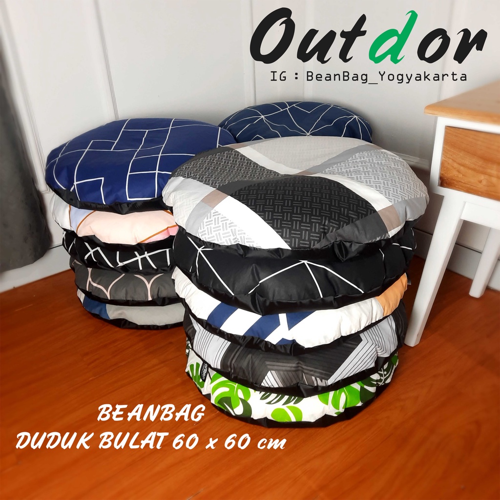 Jual Beanbag Duduk Bulat Lesehan Santai Nyaman Size X Full