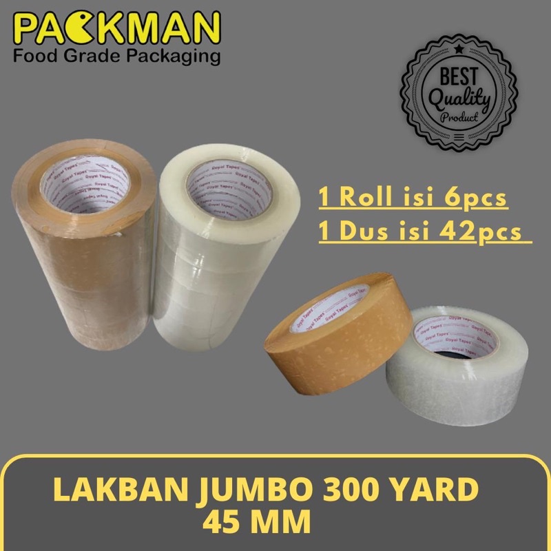 Jual Lakban Jumbo Mm Y Tape Lakban Inch Bening Y Lakban