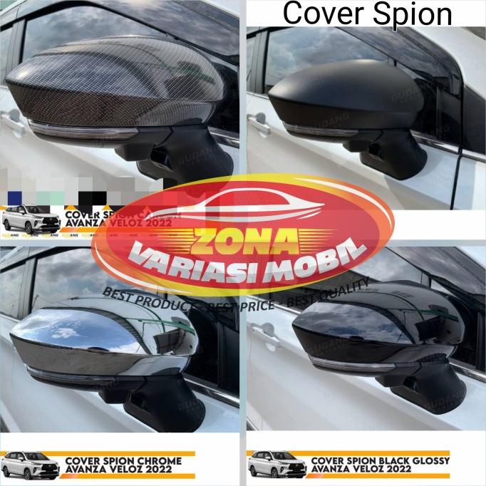 Jual Cover Spion All New Avanza Veloz Xenia Hitam Carbon