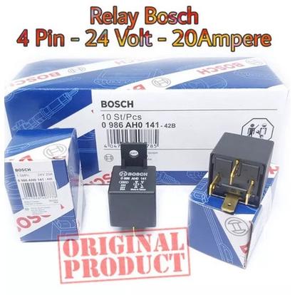 Jual PRODUK RELAY 24V KAKI 4 RELAY KLAKSON LAMPU 24 VOLT BOSCH