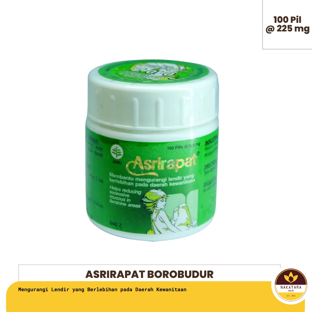 Jual Asrirapat Borobudur Kemasan Botol Isi Pil Shopee Indonesia