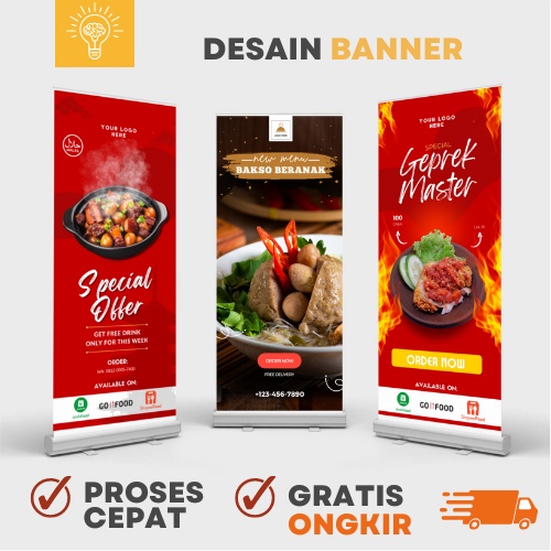 Jual JASA DESAIN BANNER SPANDUK TANPA CETAK 1 HARI JADI Shopee