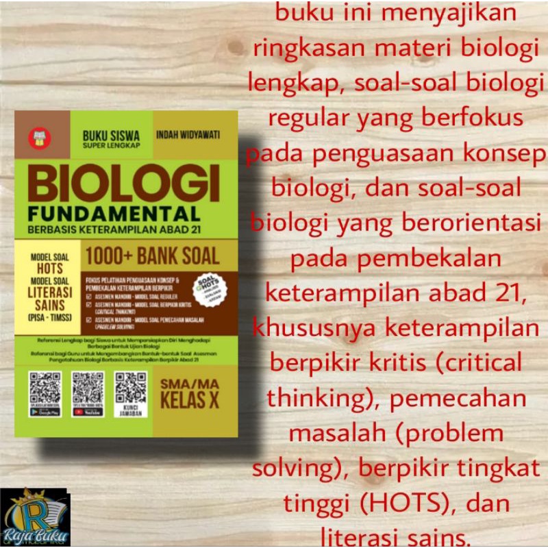 Jual Buku Biologi Fundamental Sma Ma Kelas X Shopee Indonesia