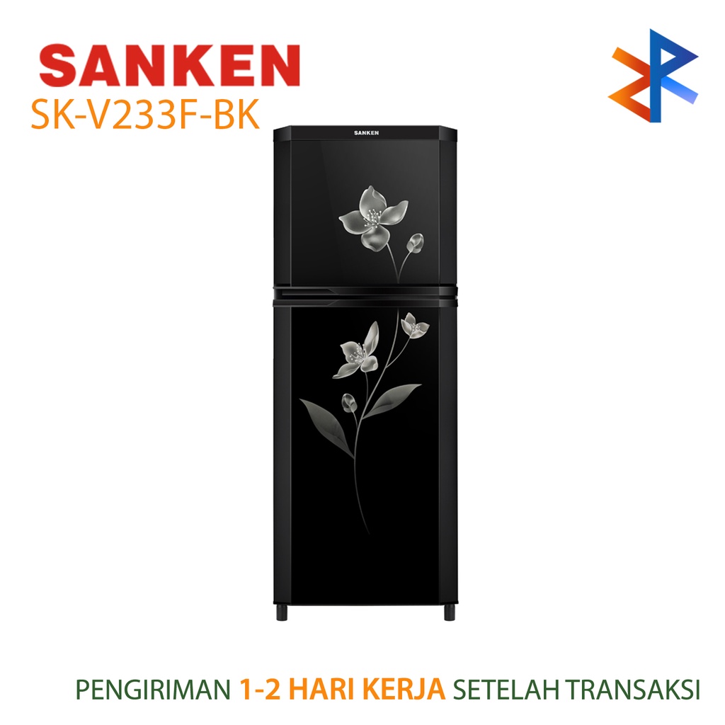 Jual SANKEN SK V233F BK SKV233FBK Kulkas 2 Pintu 230 Liter Shopee