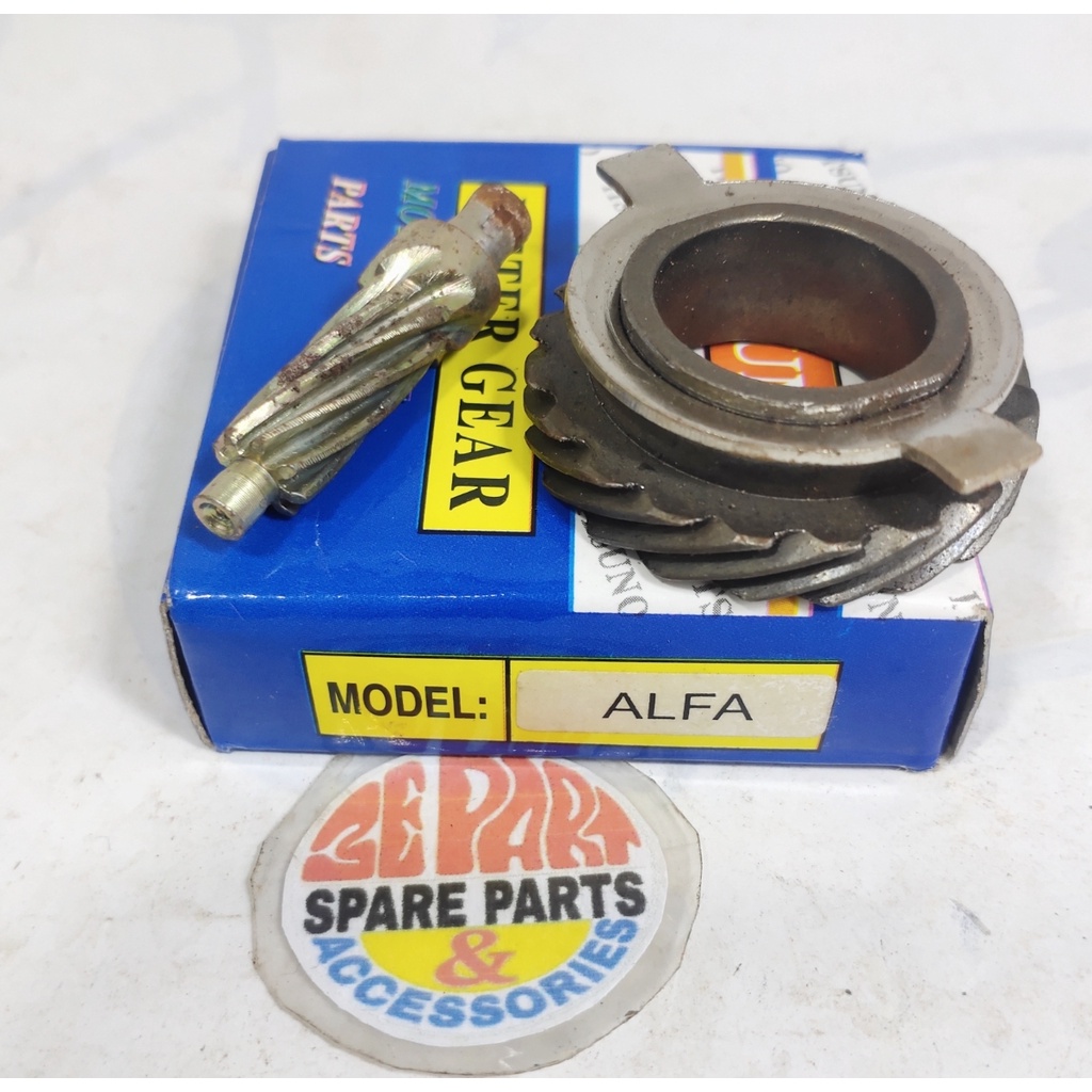 Jual Gigi Kilometer ALFA F1 Vega Tromol Gear Speedometer Nanas Shopee