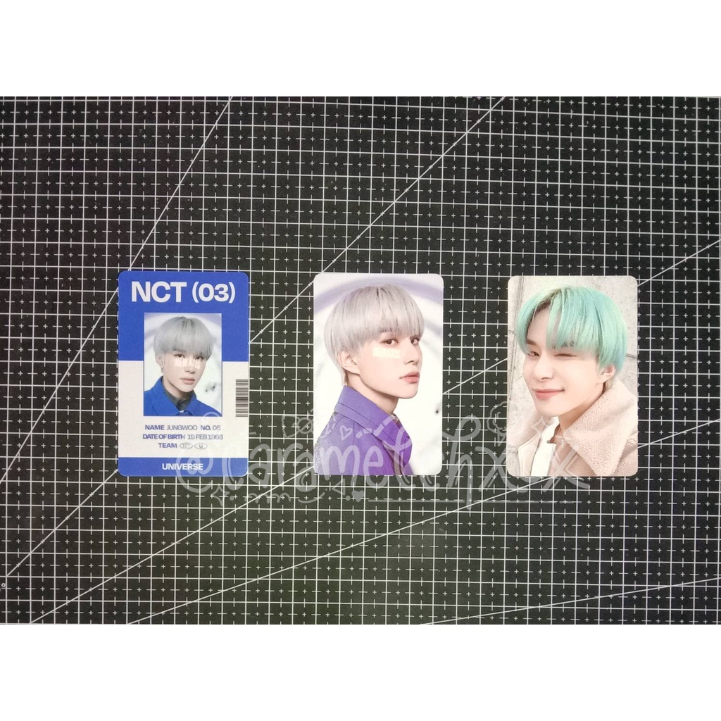 Jual Photocard Pc Jungwoo Id Card Set Universe Nct Selca Konsep