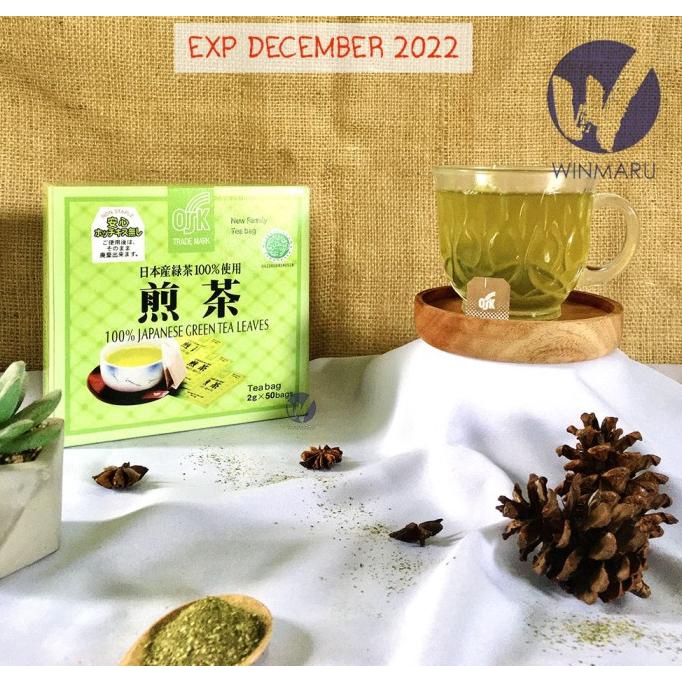 Jual Japanese Green Tea 50 Sachets OSK Teh Hijau Sachet Halal MUI