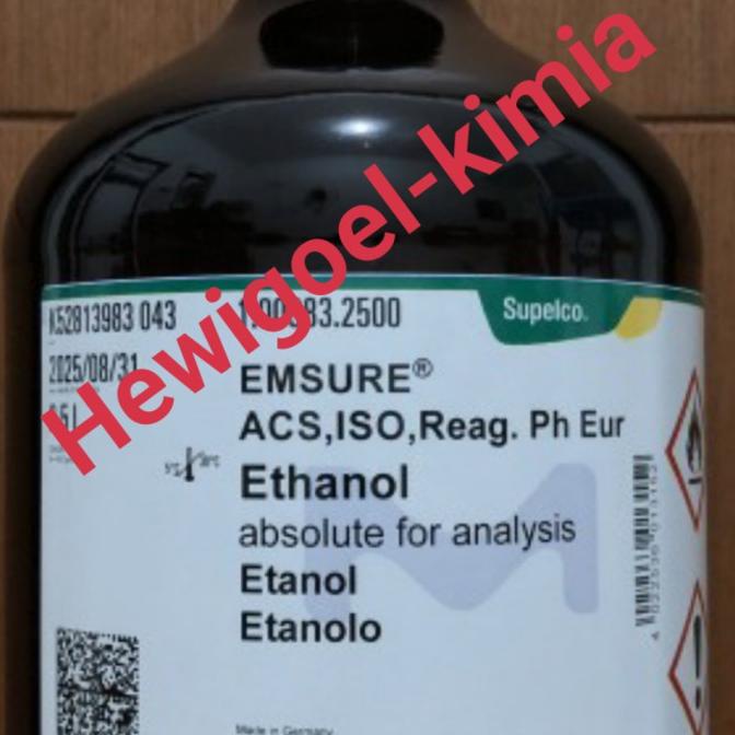 Jual Ethanol Absolute Alkohol For Analysis EMSURE ACS ISO Reag