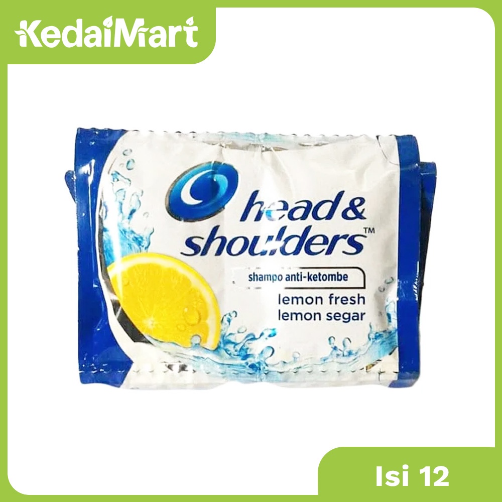 Jual Head Shoulders Shampoo Lemon Fresh Sachet 12 X 10 Ml Shopee