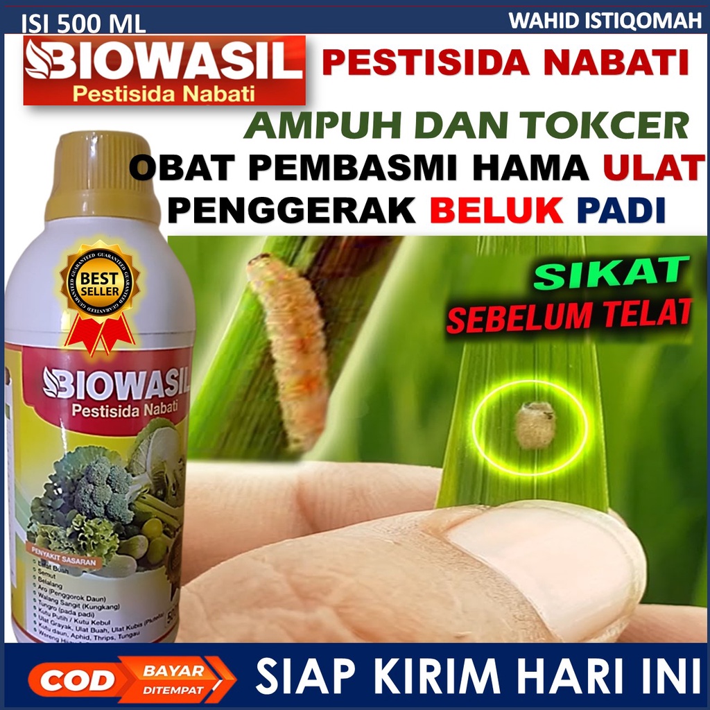 Jual Siap Cod Pestisida Biowasil Ml Obat Pembasmi Hama Pada Padi