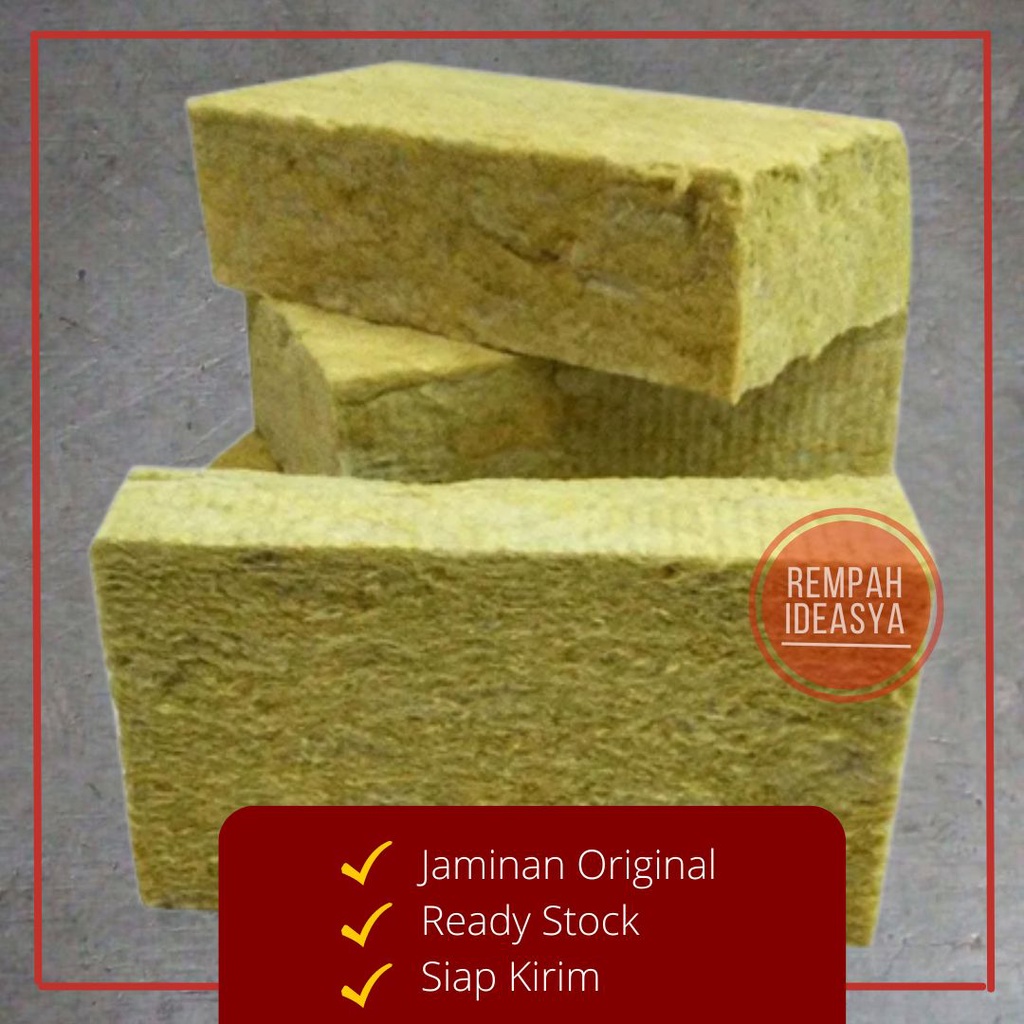 Jual Media Tanam Rockwool Media Tanam Hidroponik Rockwool