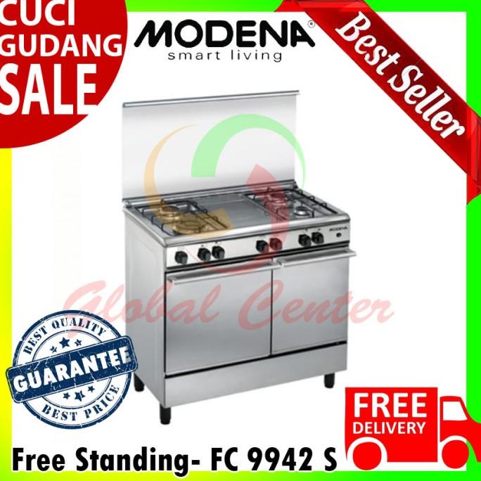 Jual Kompor Freestanding Cooker Modena Fc 9942 S 90 Cm Shopee Indonesia