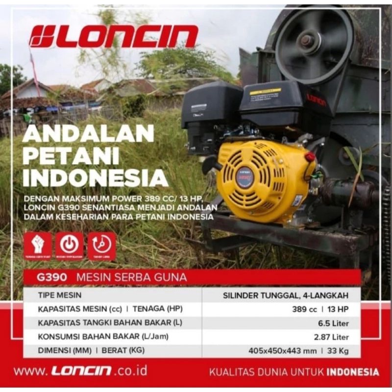 Jual Mesin Penggerak Loncin Shopee Indonesia