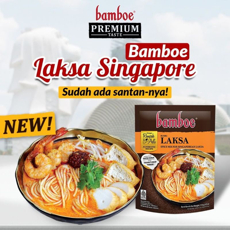 Jual Bumbu Bamboe Laksa Singapore 110Gr Shopee Indonesia