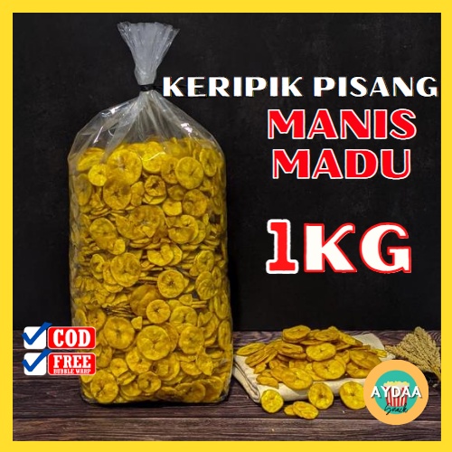 Jual Keripik Kripik Pisang Manis Madu Kg Kiloan Pisang Lampung Pisang