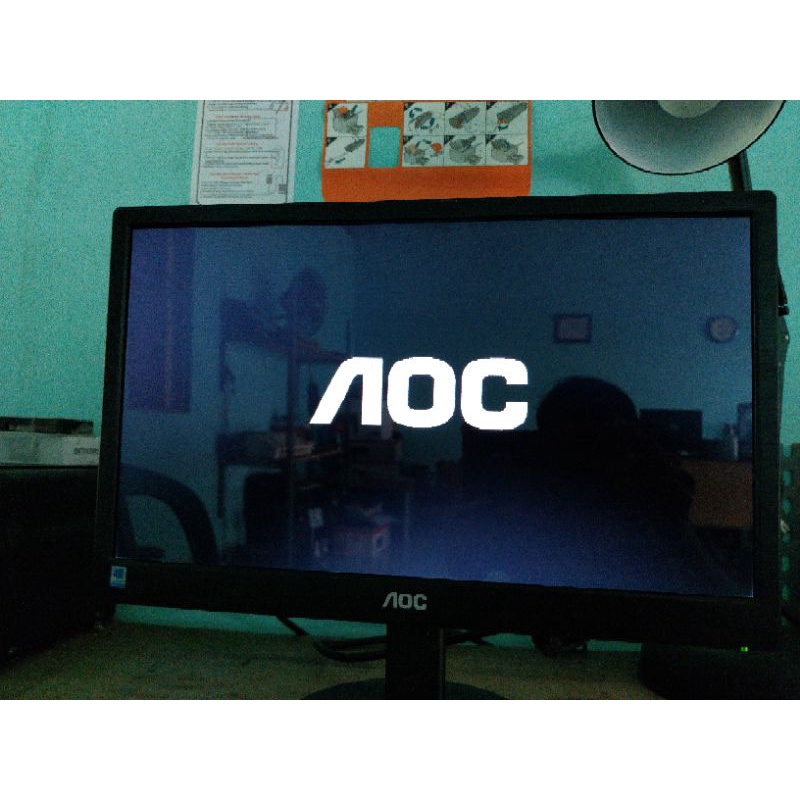 Jual Monitor LED AOC E1670Sw 16 Inchi Wide Screen Shopee Indonesia