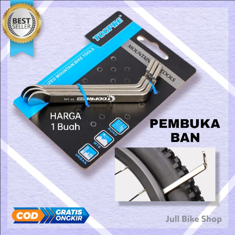 Jual 1 BUAH Alat Congkelan Ban Stainless Steel Sepeda Repair Pembuka