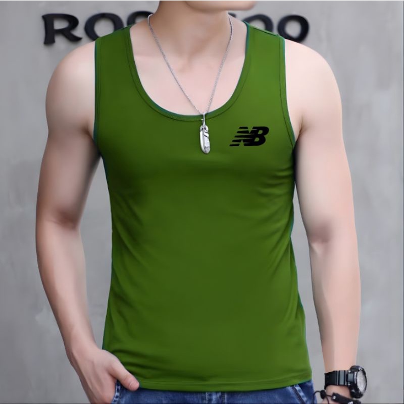 Jual Singlet Pria Nb Cotton Combed Tanktop Pria Kaos Dalam Pria