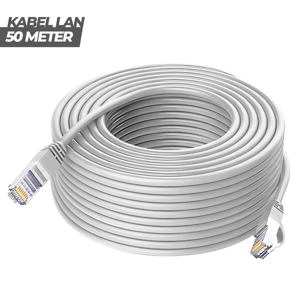 Jual Suksestech Kabel LAN Outdoor Indoor FTP CAT5 Kabel UTP 50 Meter