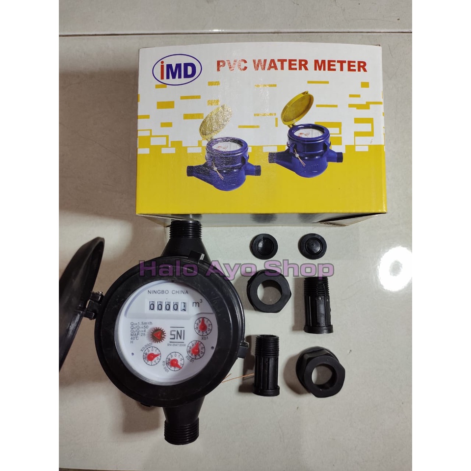 Jual Meteran Air Besi Sni Watermeter Pvc Water Meter Sni