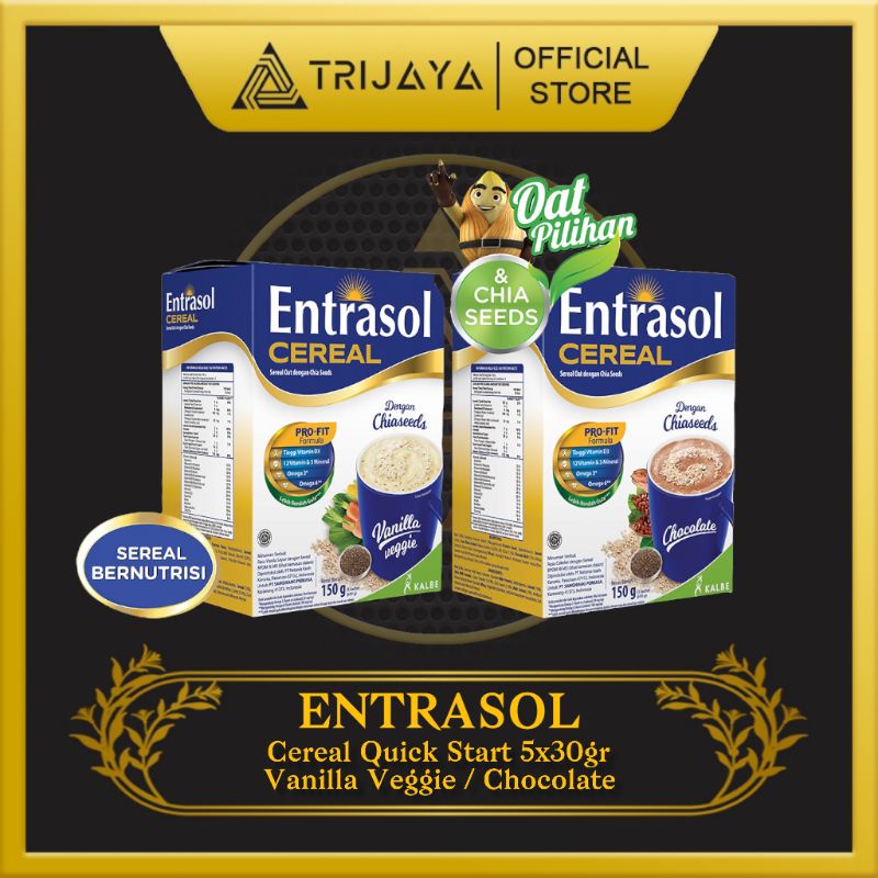 Jual Entrasol Quickstart With Chia Seeds Cereal Oat Quick Start