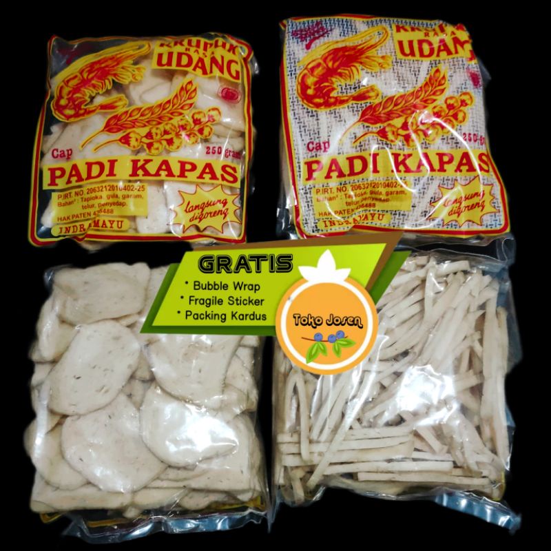 Jual Kerupuk Udang Padi Kapas Gram Asli Indramayu Cirebon Krupuk No