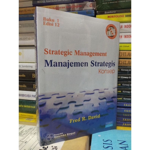 Jual Buku Manajemen Strategis Edisi 12 Buku 1 Fred R Favid Shopee