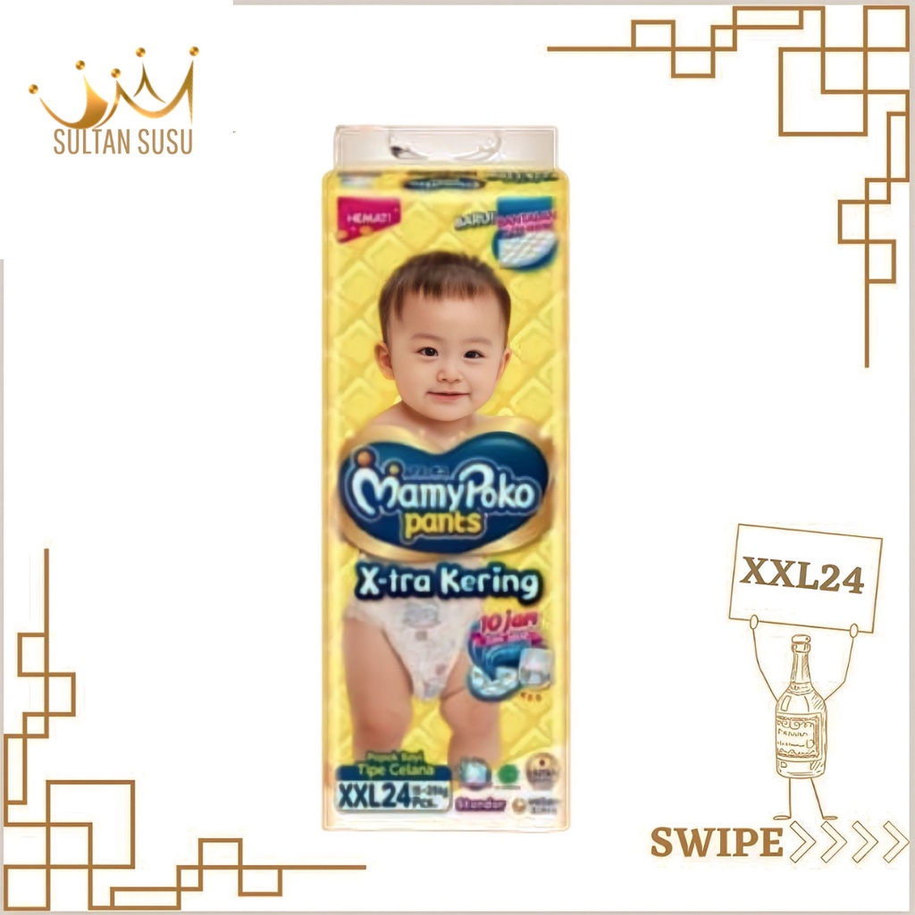 Jual MAMYPOKO PANTS XTRA KERING S38 M32 L28 XL26 XXL24 TIPE CELANA